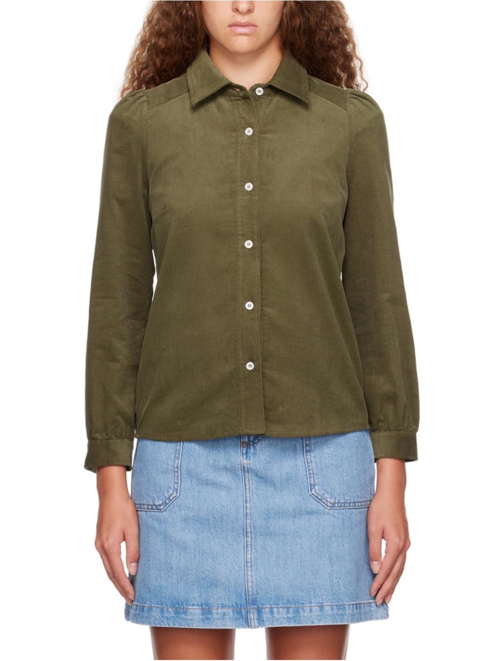 A.P.C. Khaki Margot Shirt